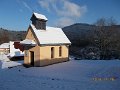 chapelle en hiver
